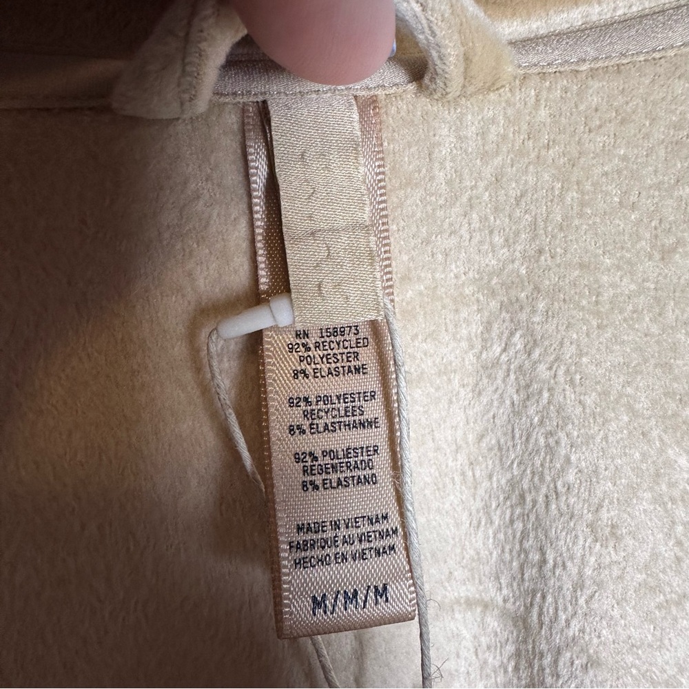 SKIMS Velour Long Sleeve Sleep Shirt Honey Medium NWT Soft Lounge Pajama Top - Picture 4 of 13